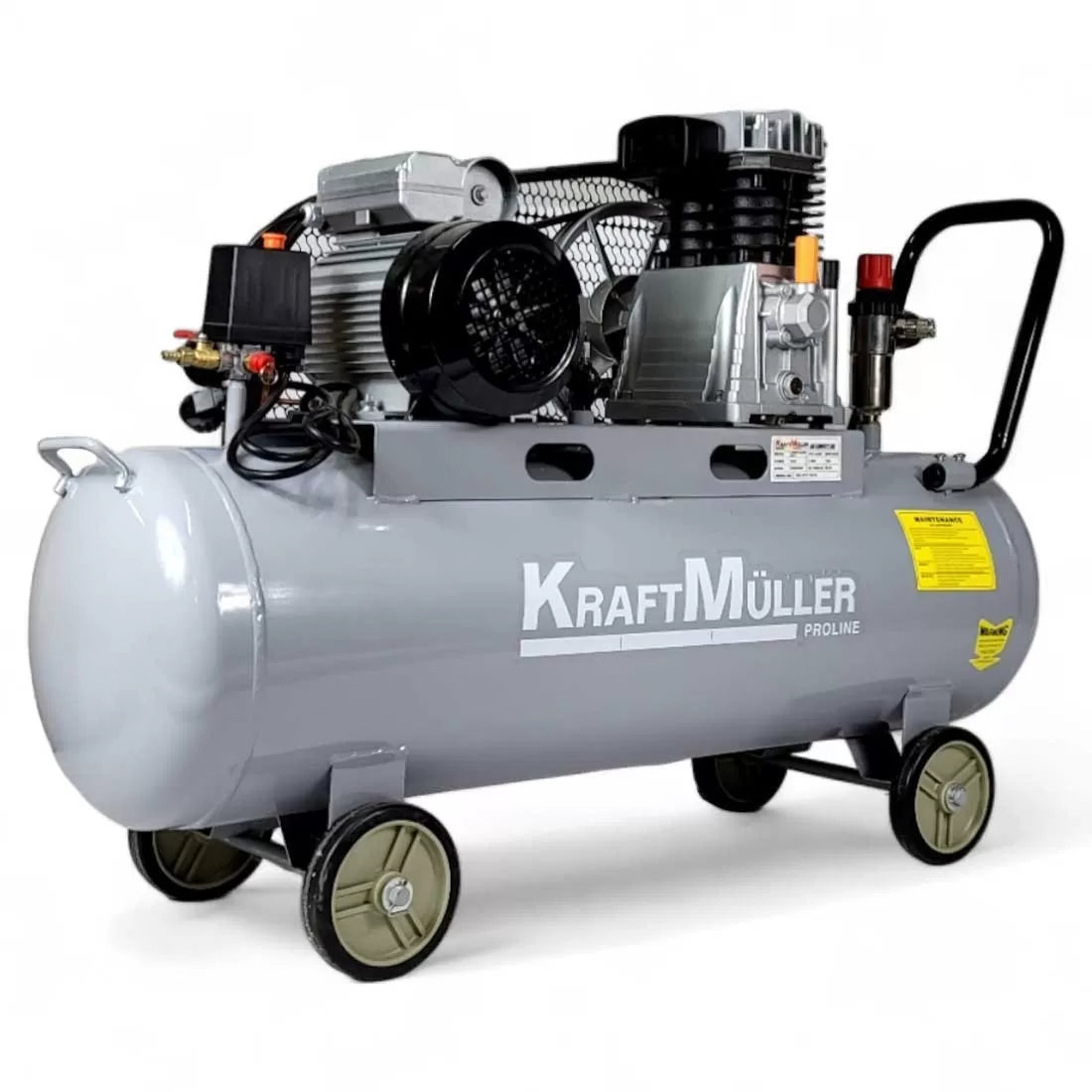 Compresseur 100Litres 3CV KRAFTMULLER – Capacité cuve: 100L