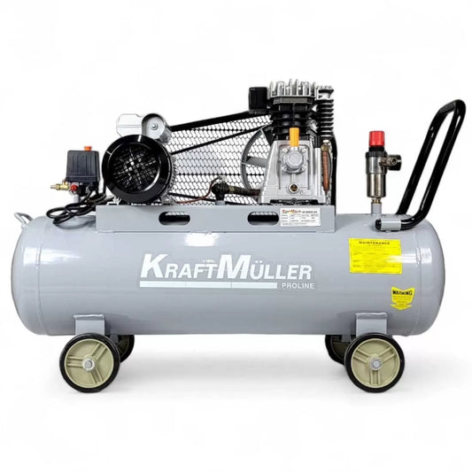 Compresseur 100Litres 3CV KRAFTMULLER – Capacité cuve: 100L